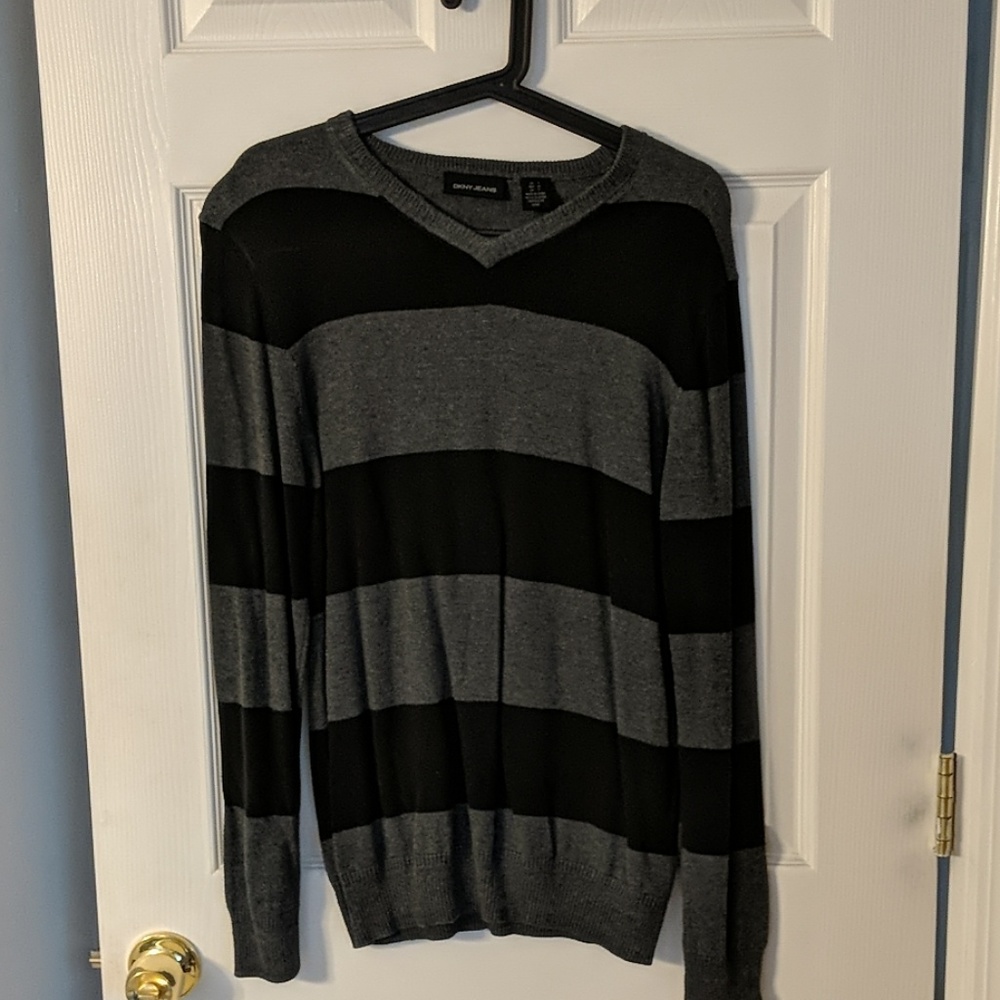 Stripped DKNY Sweater small